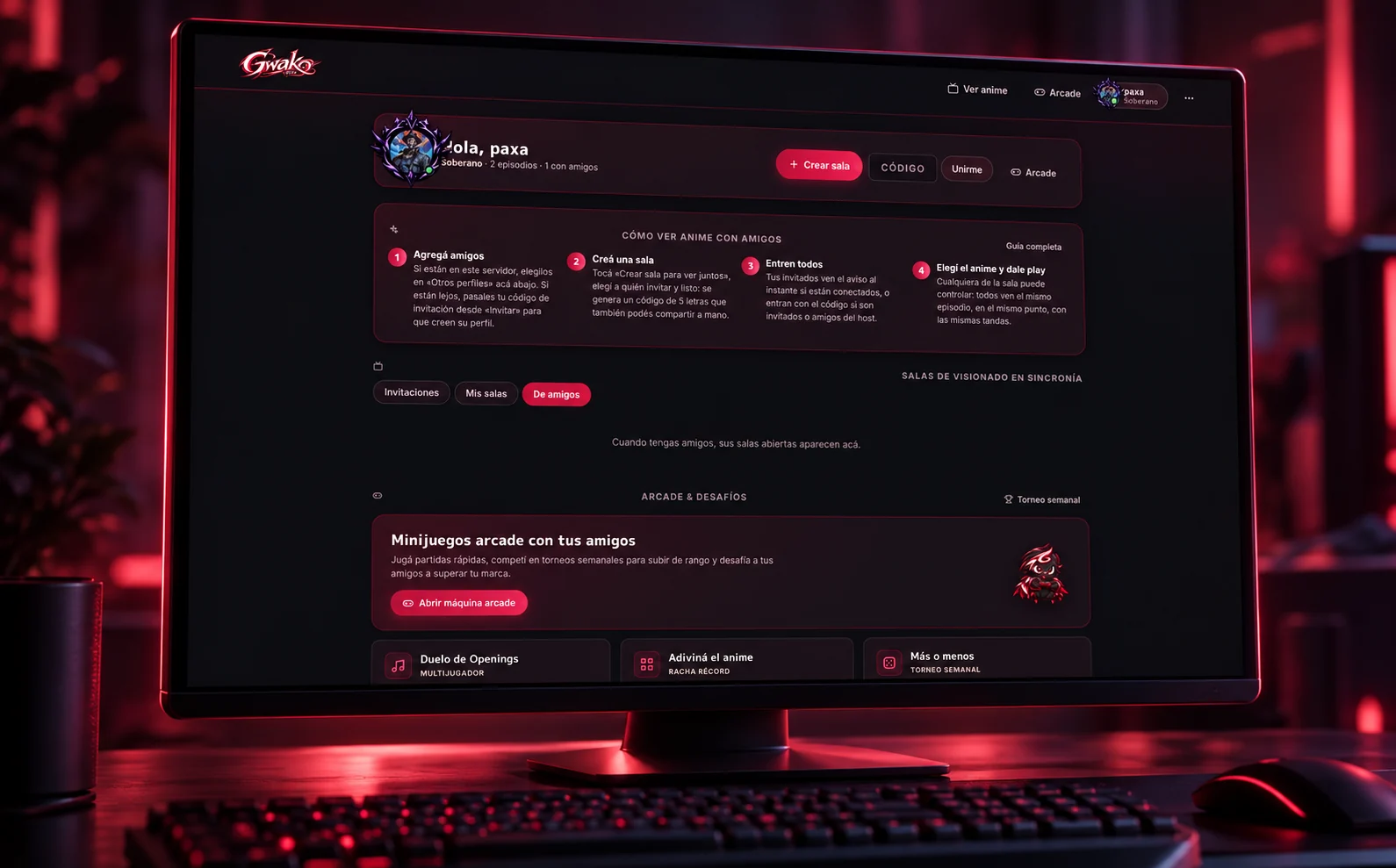 Composición promocional de Ver Juntos basada en la captura real